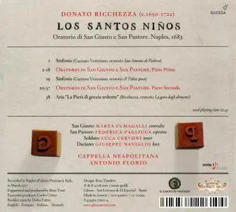 Antonio Florio, Cappella Neapolitana - Donato Ricchezza: Los Santos Niños (2018)
