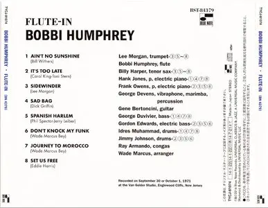 Bobbi Humphrey - Flute-In (1971) {Blue Note Japan SHM-CD TYCJ-81074 rel 2014} (24-192 remaster)