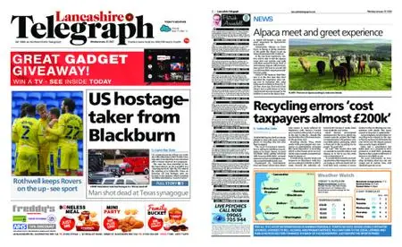 Lancashire Telegraph (Burnley, Pendle, Rossendale) – January 17, 2022