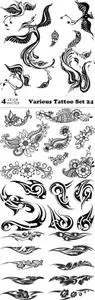 Vectors - Various Tattoo Set 24