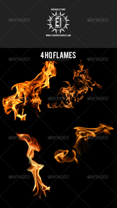 GraphicRiver Isolated Flame Pack 1