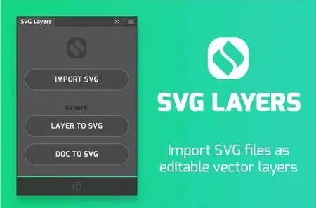 SVG Layers Panel for Adobe Photoshop MacOSX