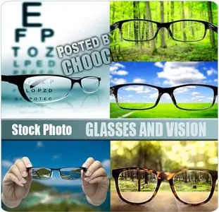 Glasses and vision - Stock Photo