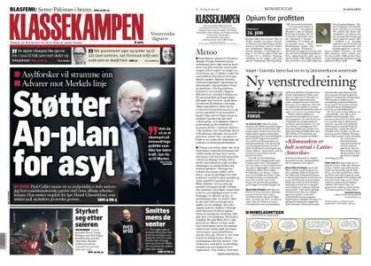 Klassekampen – 26. juni 2018