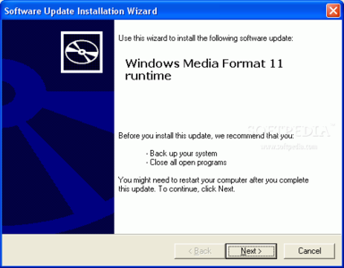 Windows Media Format Runtime 11 (Windows Server OS Patched Installer)