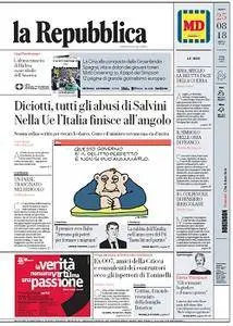 la Repubblica - 25 Agosto 2018