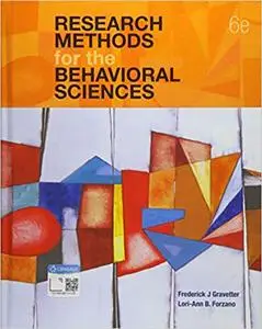 Research Methods for the Behavioral Sciences 6th Edition