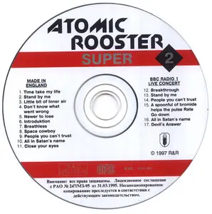 Atomic Rooster - Made in England & BBC Radio 1 - Live in Concert (1972)