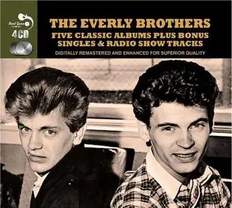 The Everly Brothers - Five Classic Albums Plus Bonus Singles & Radio Show Tracks (Remastered) (2012)
