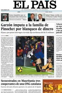 El País. 30 Noviembre