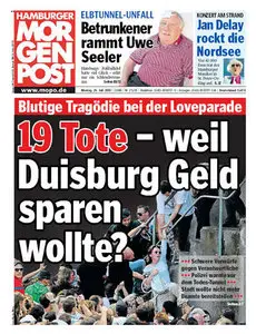 Hamburger Morgenpost vom 26 Juli 2010