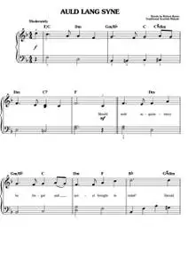 Christmas Sheet Music - Auld Lang Syne