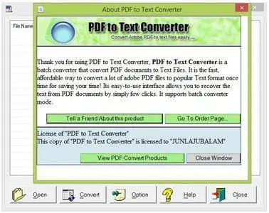 PDF to Text Converter 2.0