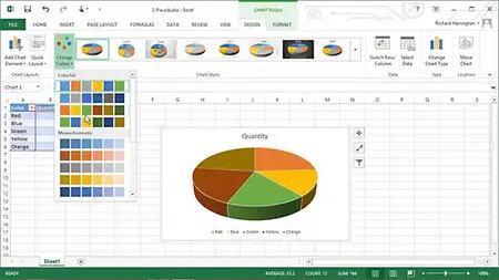 Lynda - Excel 2013: Working with Charts and Graphs