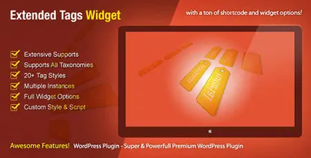 CodeCanyon - Extended Tags Widget v1.2.3 - WordPress Premium Plugin