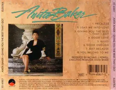 Anita Baker - Giving You The Best That I Got (1988) {Elektra}