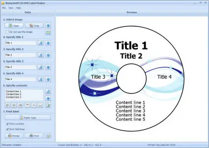 RonyaSoft CD DVD Label Maker 3.01.26