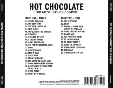 Hot Chocolate - Greatest Hits On CD & DVD (2012) [CD+DVD]