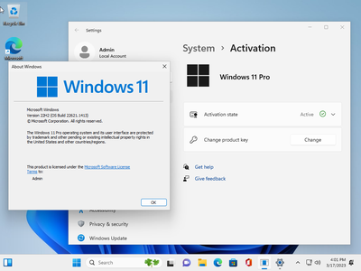 Windows 11 Pro 22H2 Build 22621.1413 (No TPM Required) With Office 2021 Pro Plus Multilingual Preactivated