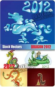 Dragon 2012 - Stock Vectors