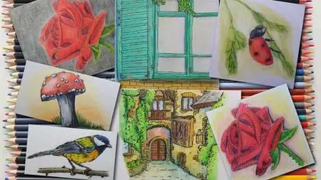 Painting With Colored Pencils