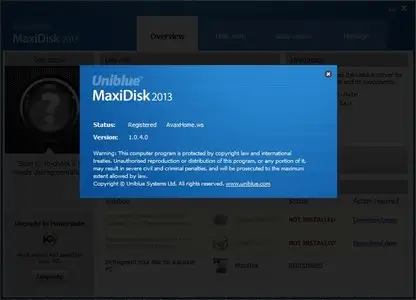 Uniblue MaxiDisk 2013 1.0.4.0