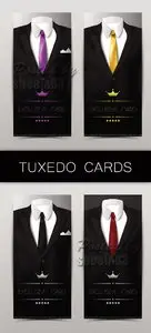 Tuxedo Cards Vector