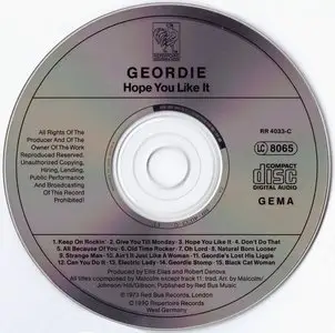 Geordie - Hope You Like It (1973) {1990, Reissue}