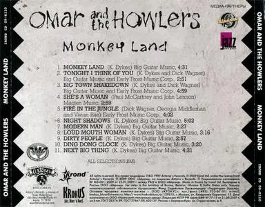 Omar And The Howlers - Monkey Land (1990) {2009, Reissue}