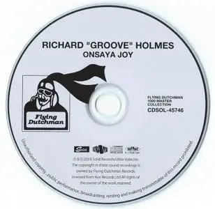 Richard 'Groove' Holmes - Onsaya Joy (1975) {2018, Japanese Limited Edition, Remastered}