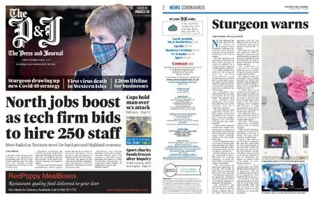 The Press and Journal Highlands and Islands – October 16, 2020