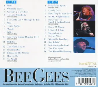 Bee Gees ‎– Australian Tour (1989)