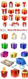 Vectors - Shiny Gift Boxes Set 4