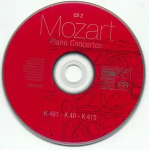 W.A. Mozart - Piano Concertos (Derek Han) [2005] [11 CDs] (Redbook Layer Hybrid SACD rip)