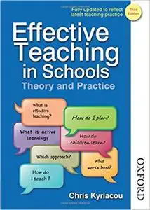 Effective Teaching in Schools Theory and Practice Third Edition Ed 3