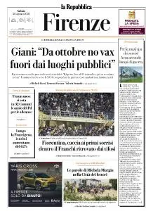 la Repubblica Firenze - 28 Agosto 2021
