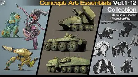 Concept Art Essentials Collection Vol.1-12