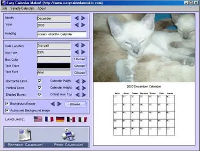  Easy Calendar Maker v2008