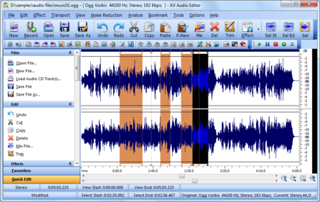 AV Audio Editor 7.5.1