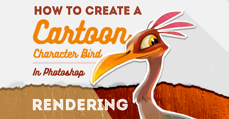 How to Create a Cartoon Character Bird Pt 3 – Rendering