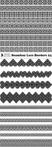 Vectors - Seamless Lace Borders 24