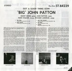 "Big" John Patton - Got A Good Thing Goin' (1966) {Blue Note Japan TOCJ-4229 rel 1997}