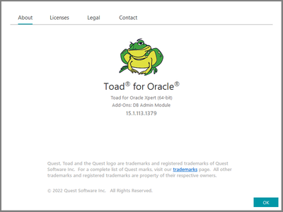 Toad for Oracle 2022 Edition 15.1.113.1379 (x86 / x64)