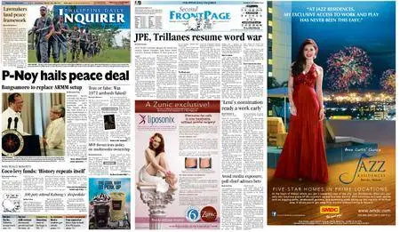 Philippine Daily Inquirer – October 08, 2012