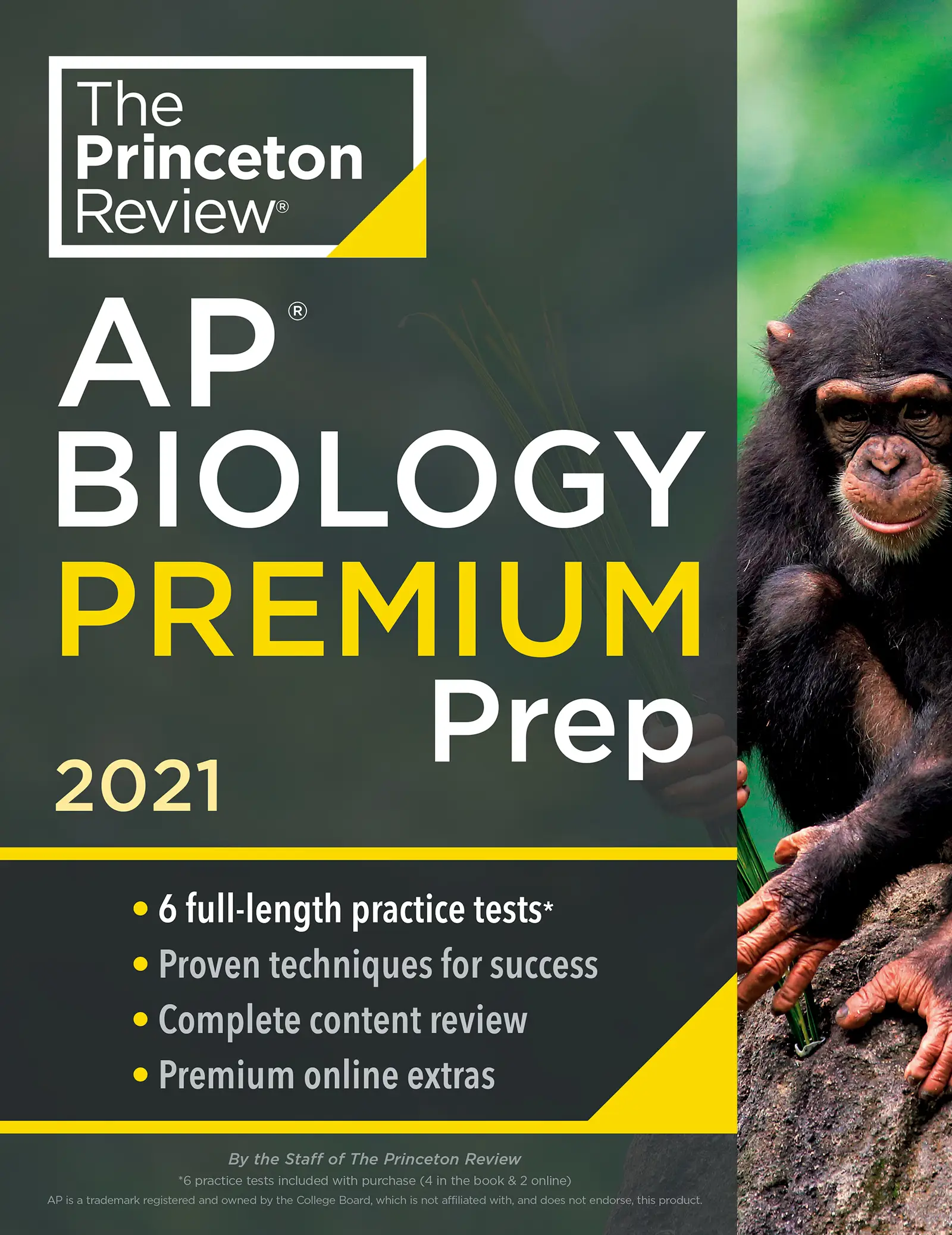 Princeton Review AP Biology Premium Prep, 2021 6 Practice Tests