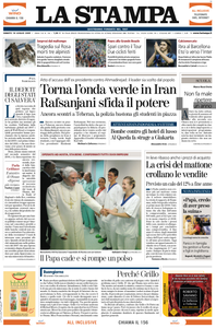 La Stampa 18 Luglio 2009