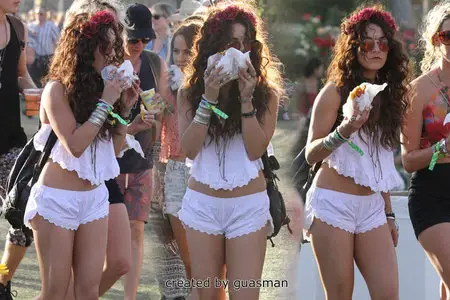 Vanessa Hudgens - At Coachella Music Festival in Indio, California April 13, 2013