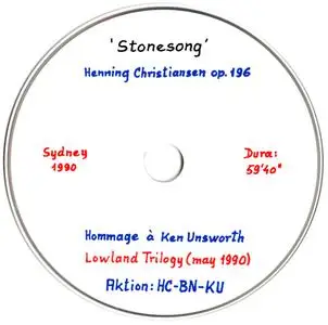 Henning Christiansen - Stonesong, Op. 196 (2001) {Danish Contemporary Art Foundation rec 1990}