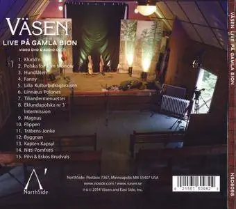 Vasen - Live pa Gamla Bion (2014) {CD+DVD5 NTSC NorthSide NSD6098}
