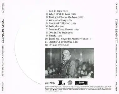 Tony Bennett with Count Basie and His Orchestra - In Person! (1959) [1994, Remastered Reissue] {24-karat Gold Disc}